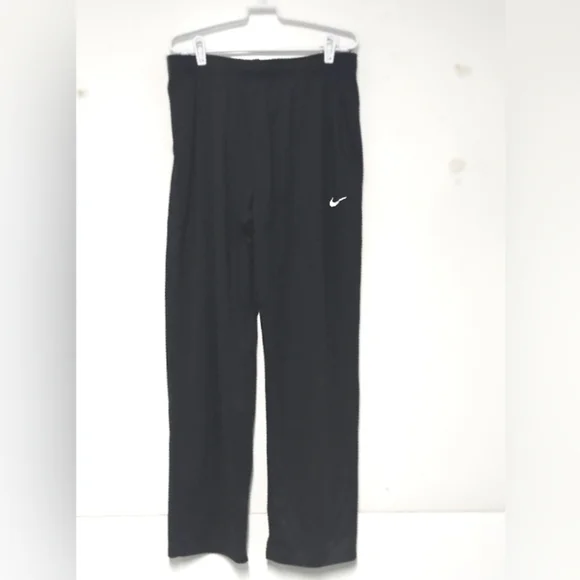 Nike pants Dri-Fit lite weight black tapered legs  Size: large - Picture 2 of 8